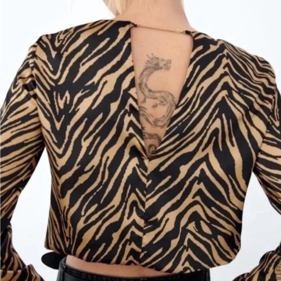 Zara Zebra Blouse - Picture 7 of 10